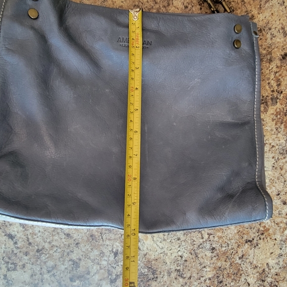 American Leather Co. Blue Shoulder Purse - Picture 12 of 12